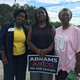 Mamie Parks, left, Sarah Jenkins, middle and Lizzie White, left, in Waynesboro, Ga., on Tuesday, Oct. 16, 2018.